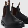 Shop BLUNDSTONE 500 Elastic Side Boots Brown