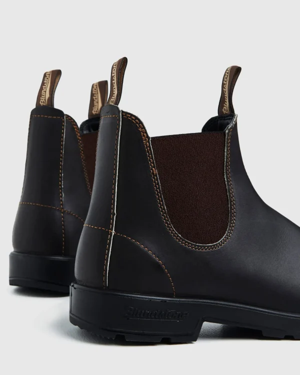 Shop BLUNDSTONE 500 Elastic Side Boots Brown