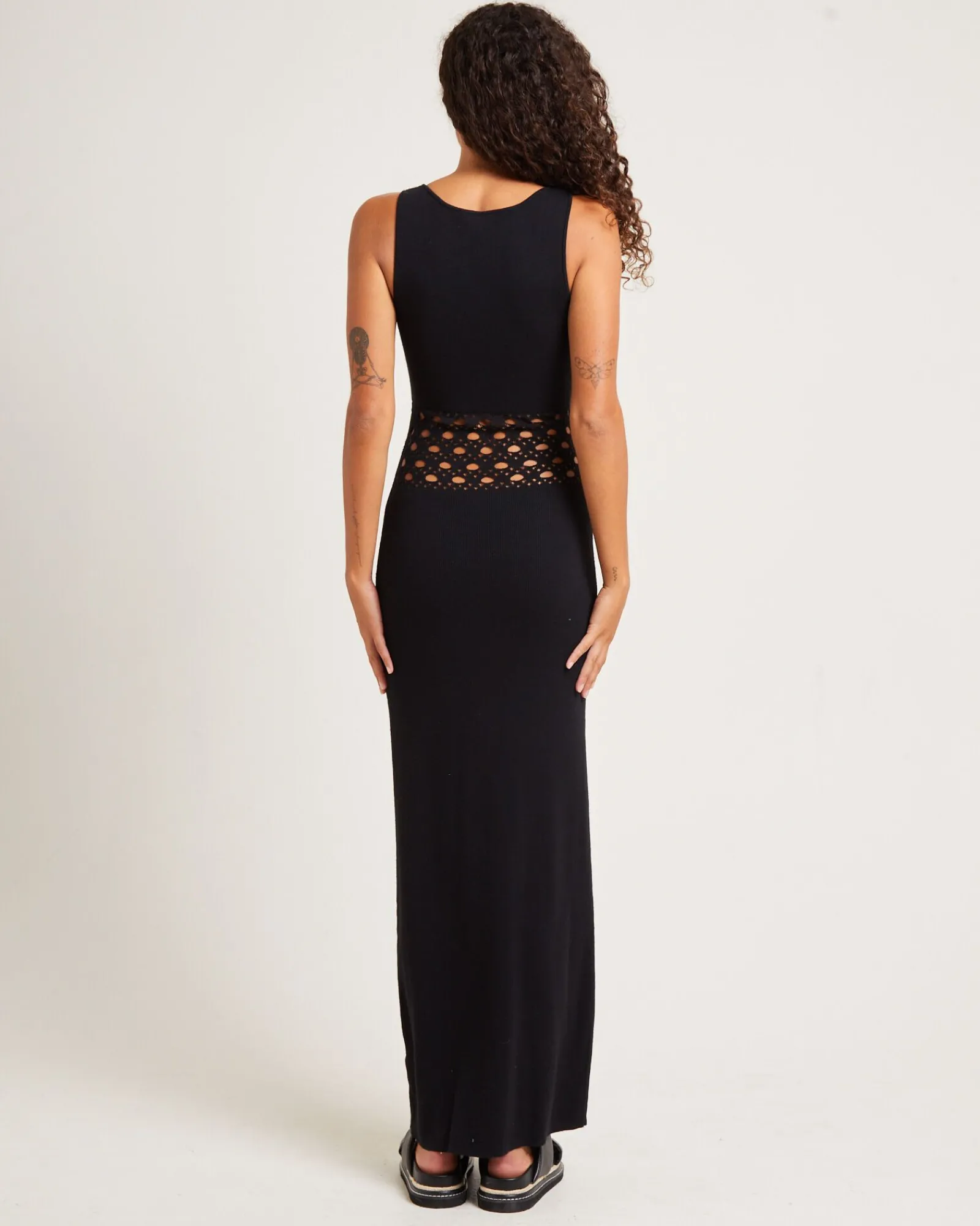 emelina_crochet_maxi_dres_1.webp Best Sale SUBTITLED Emelina Crochet Maxi Dress Black