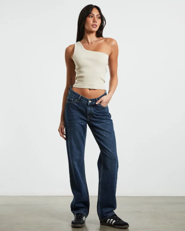 Discount NEON HART Emmy V Waist Straight Jeans In Y2K Blue