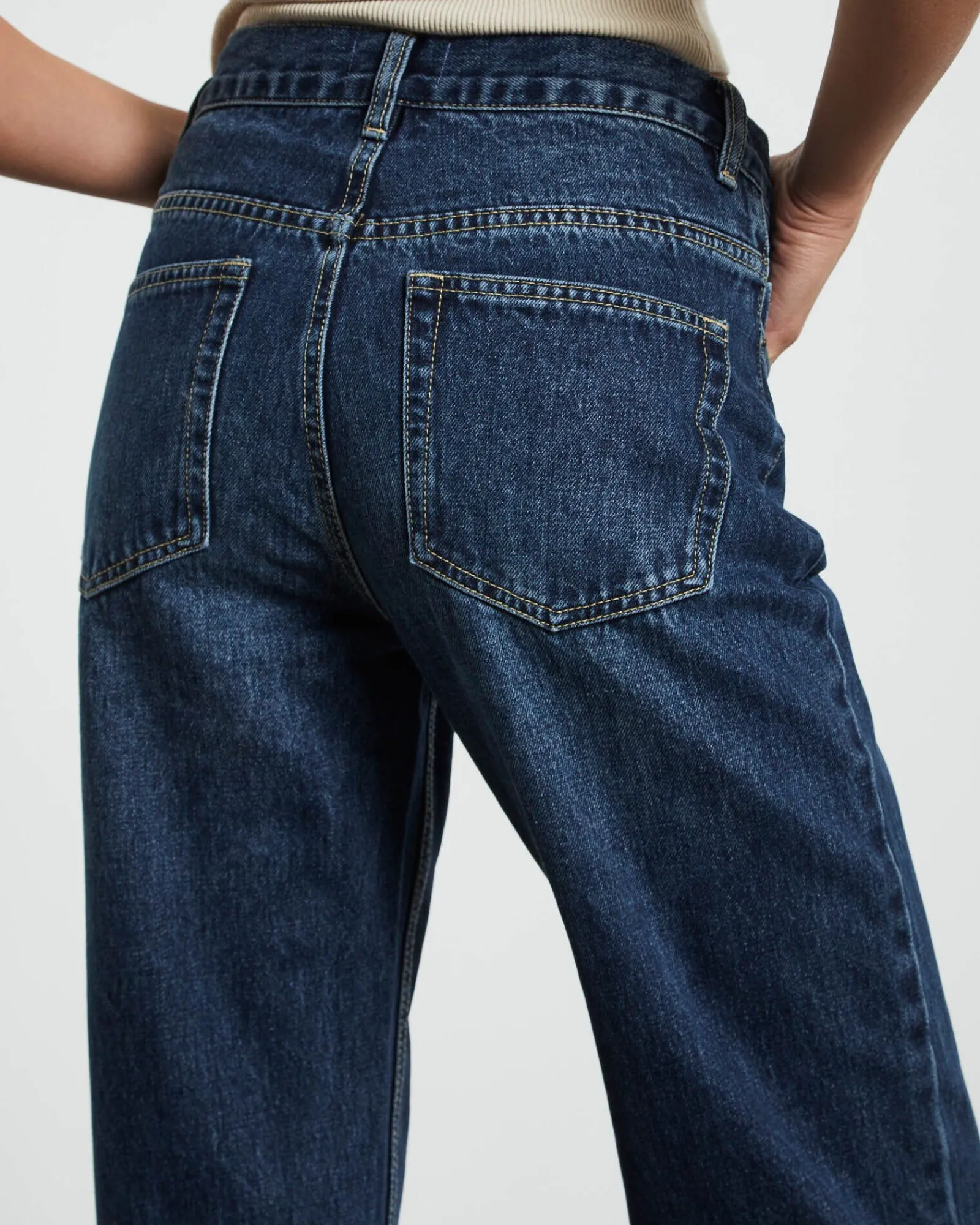 emmy_v_waist_straight_jea_4.webp Discount NEON HART Emmy V Waist Straight Jeans In Y2K Blue