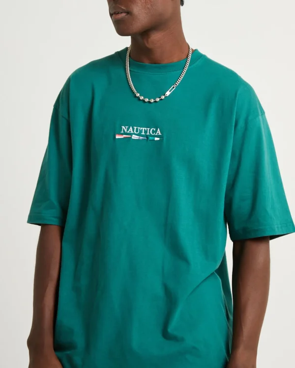 Best Sale NAUTICA Emporium Short Sleeve T-Shirt Green