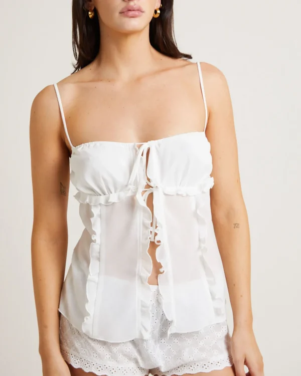 Sale ALICE IN THE EVE Esme Frill Cami In White