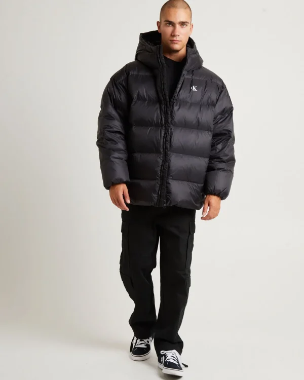 Outlet CALVIN KLEIN Essentials Down Oversized Puffer Jacket Black