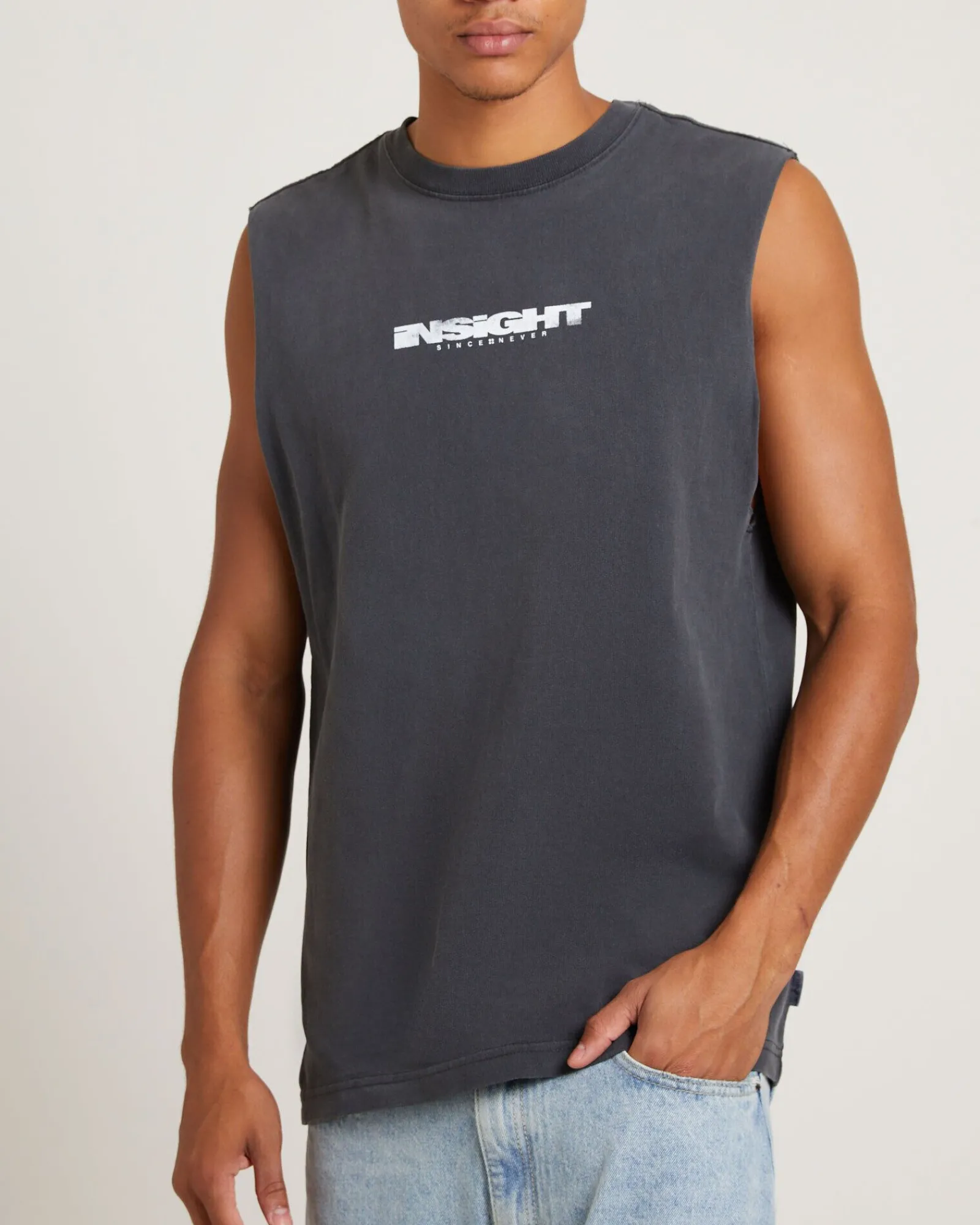 establish_muscle_tank_tee_4.webp Online INSIGHT Establish Muscle Tank Tee In Vintage Black