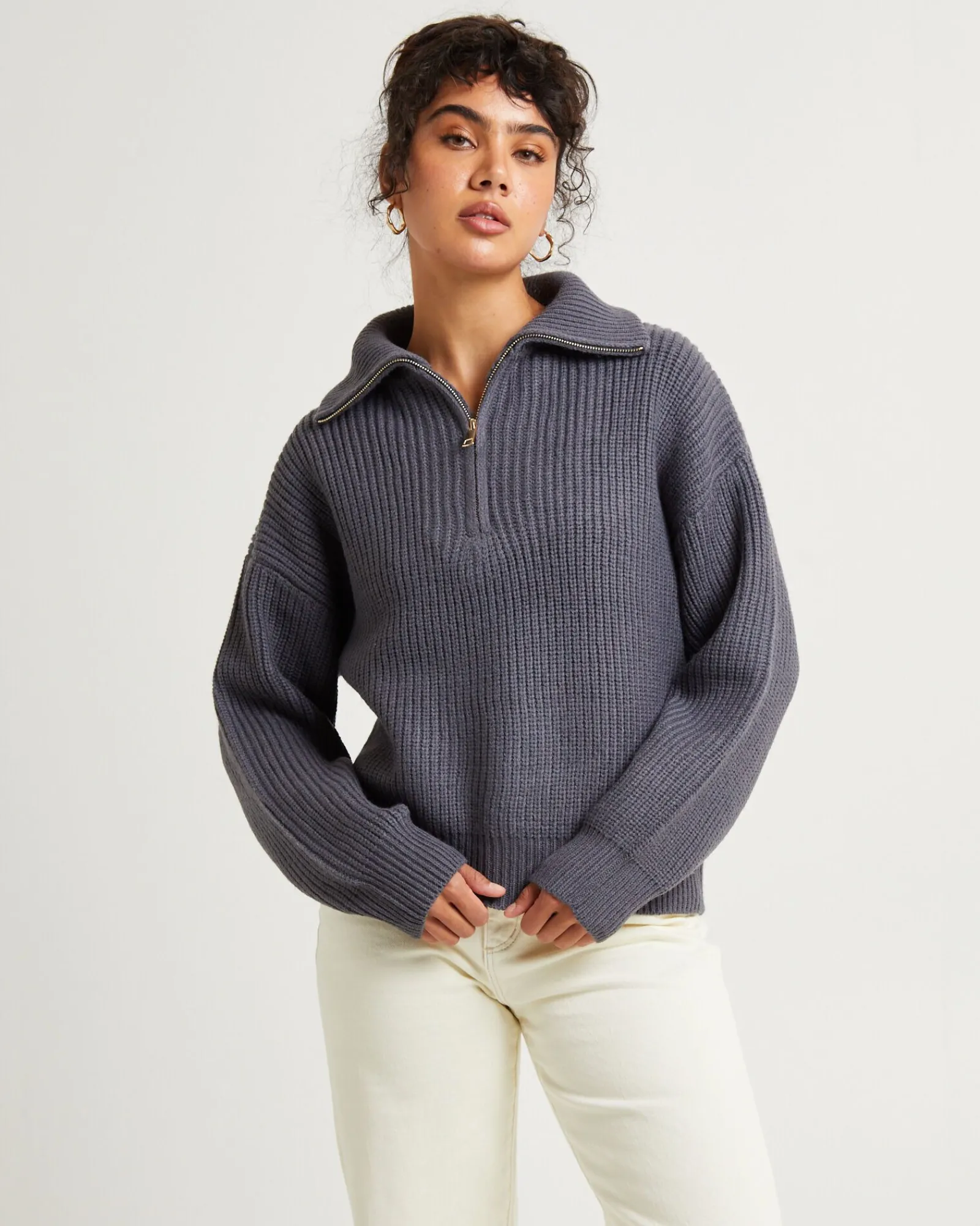 ezra_half_zip_knit_pull_o_0.webp Best Sale SUBTITLED Ezra Half Zip Knit Pull Over