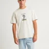 Flash Sale AFENDS Farm Fresh Recycled Retro Fit T-Shirt Moonbeam