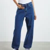 Cheap DR DENIM Faye Worker Jeans Pebble Mid Stone