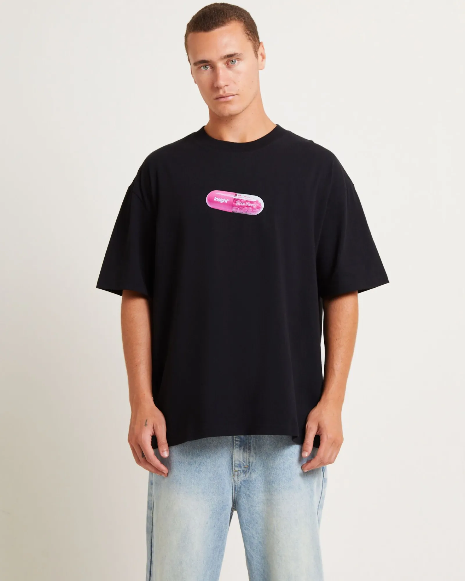 fixture_short_sleeve_tshi_0.webp Cheap INSIGHT Fixture Short Sleeve T-Shirt In Black
