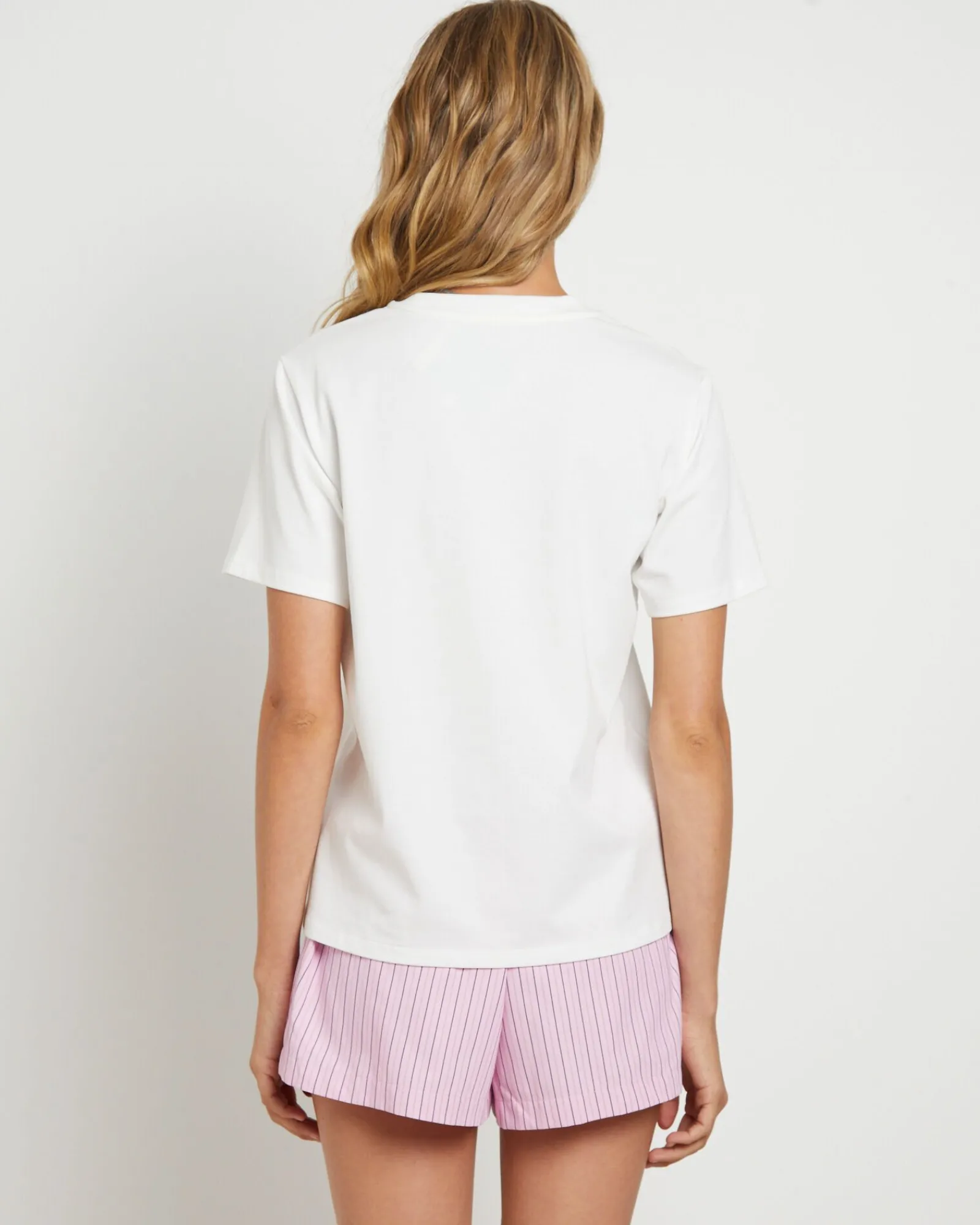 fleur_short_sleeve_tshirt_1.webp Clearance FLEUR BY BLANCA STUDIO Fleur Short Sleeve T-Shirt In White