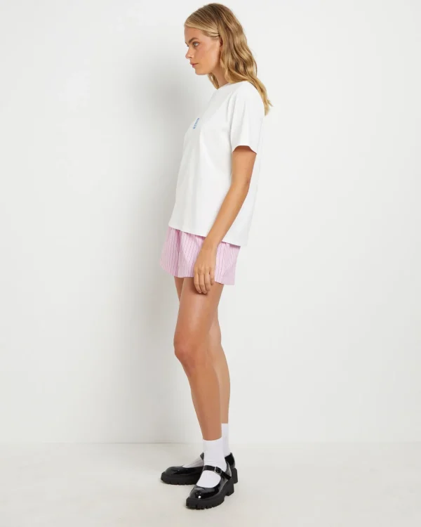 Clearance FLEUR BY BLANCA STUDIO Fleur Short Sleeve T-Shirt In White