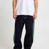 Fashion RUSTY Flip Daddy Jeans Raw Dawg Blue