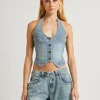 Fashion RUSTY Flip Mommy Tapeless Halter Neck Vest