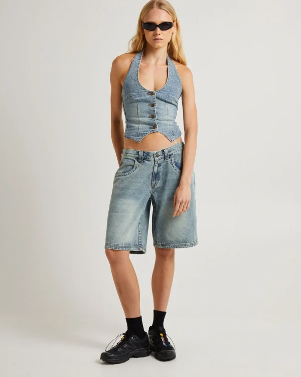 Fashion RUSTY Flip Mommy Tapeless Halter Neck Vest
