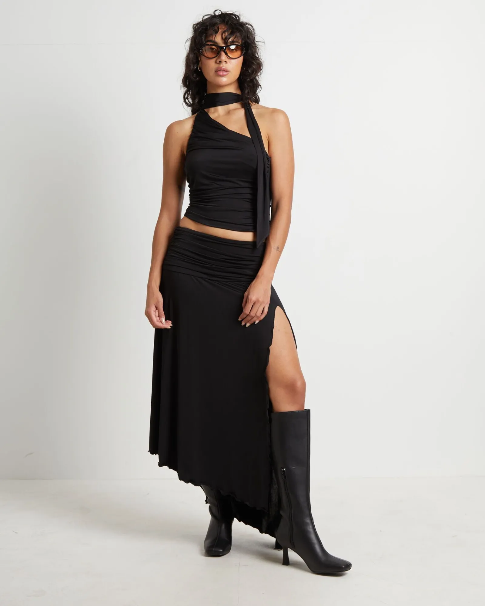 florence_fairy_hem_maxi_s_0.webp Online ALICE IN THE EVE Florence Fairy Hem Maxi Skirt In Black