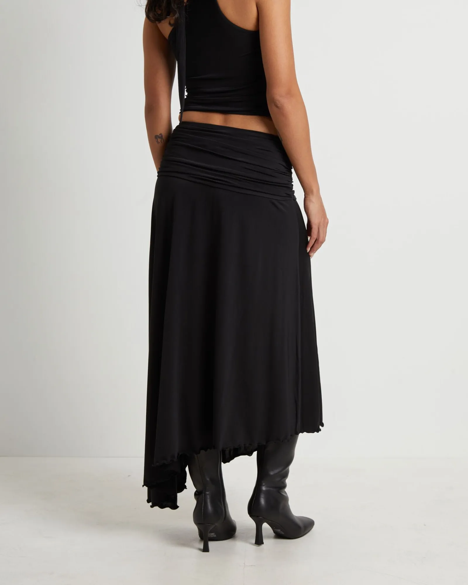 florence_fairy_hem_maxi_s_1.webp Online ALICE IN THE EVE Florence Fairy Hem Maxi Skirt In Black