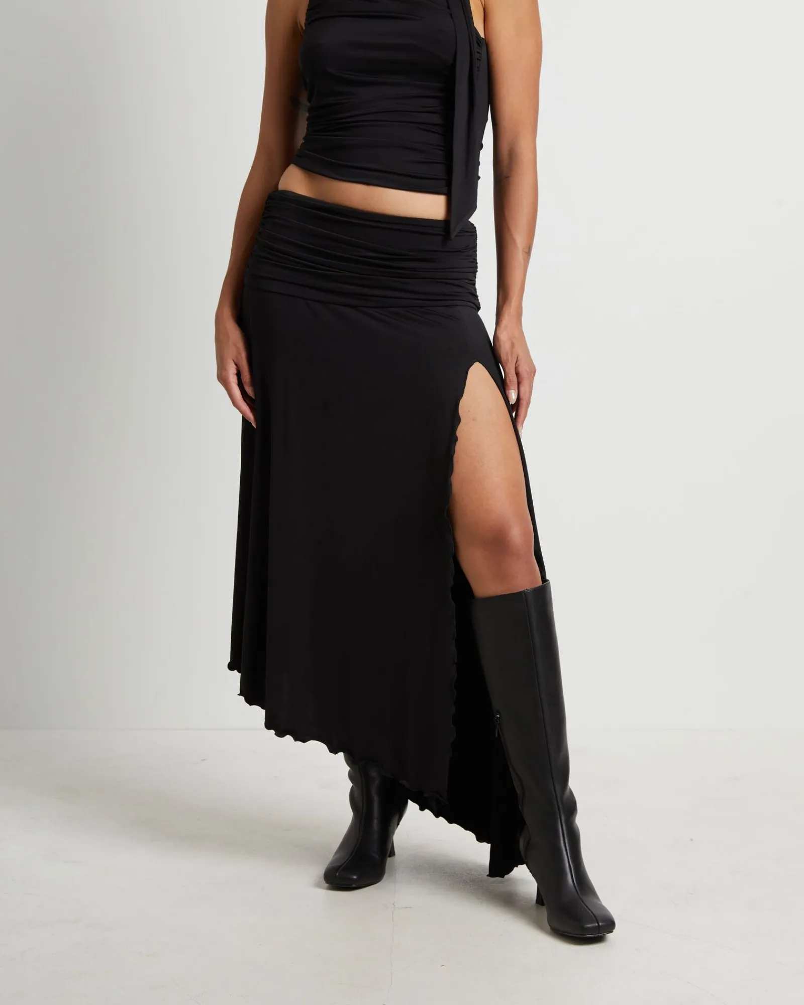 florence_fairy_hem_maxi_s_2.webp Online ALICE IN THE EVE Florence Fairy Hem Maxi Skirt In Black