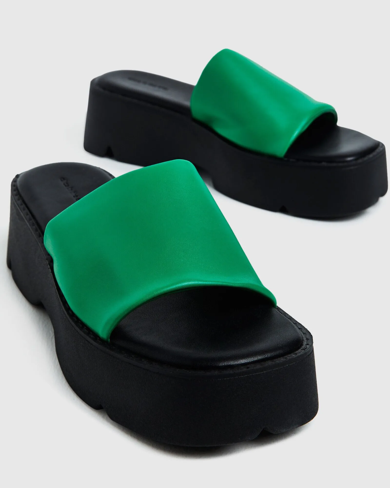 freya_flatform_slides_fer_0.webp Hot ALICE IN THE EVE Freya Flatform Slides Fern Green/Black