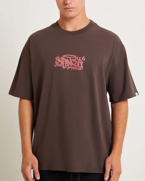 Outlet SPENCER PROJECT Gaffer Surplus Short Sleeve T-Shirt In Brown