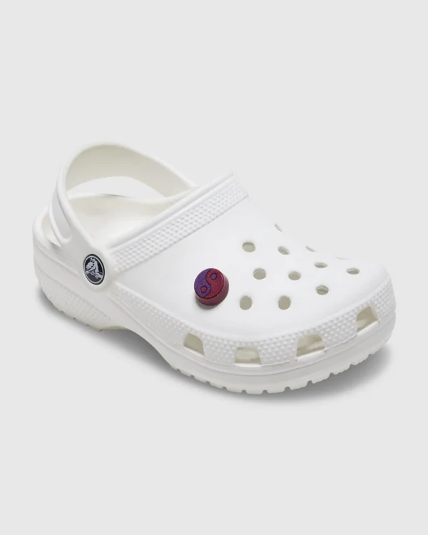 Fashion CROCS Glitter Pink Yin Yang Jibbit