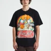 Best MARKET Good Day Short Sleeve T-Shirt In Vintage Black