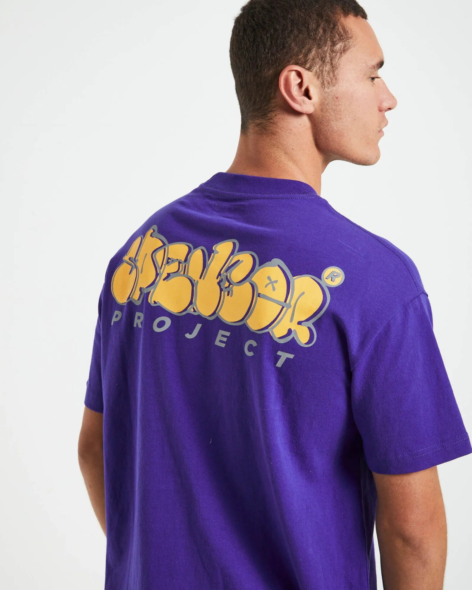 graffer_short_sleeve_tshi_4.webp Hot SPENCER PROJECT Graffer Short Sleeve T-Shirt In Navy