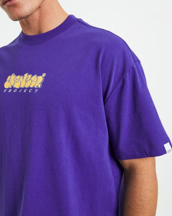 Hot SPENCER PROJECT Graffer Short Sleeve T-Shirt In Navy