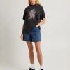 Fashion AFENDS Gravity Hemp Oversized Tee Stone Black