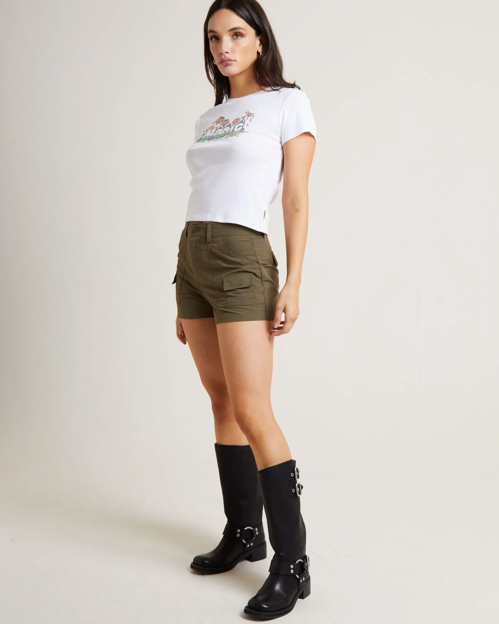 growth_mini_tee_in_white_3.webp Best INSIGHT Growth Mini Tee In White