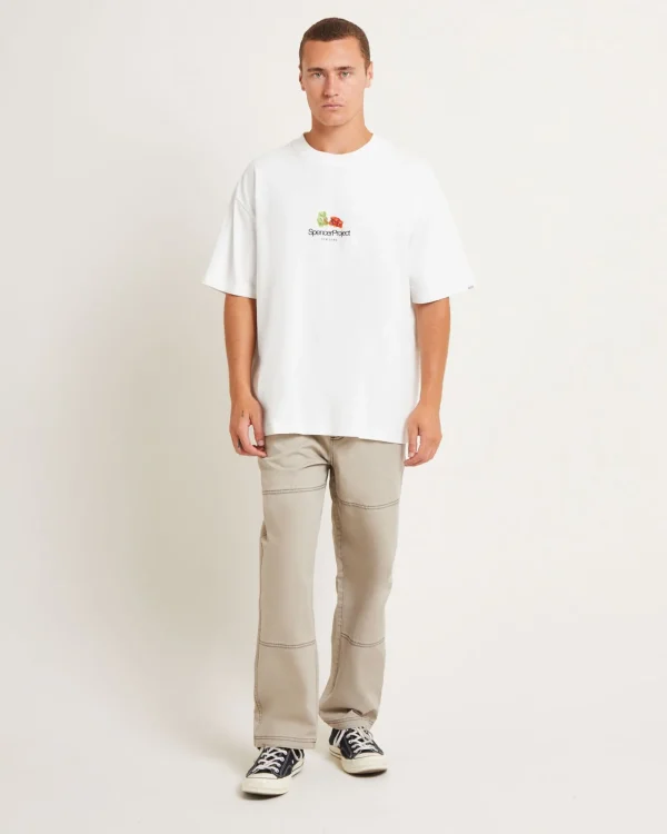 Best Sale SPENCER PROJECT Gummies Short Sleeve T-Shirt In White