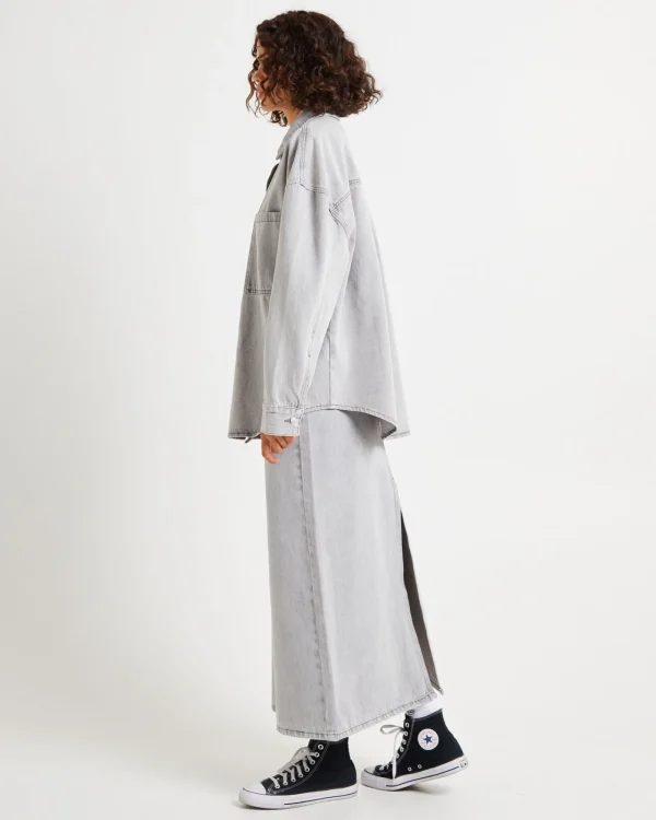 Store INSIGHT Hailey Denim Shirt Jacket