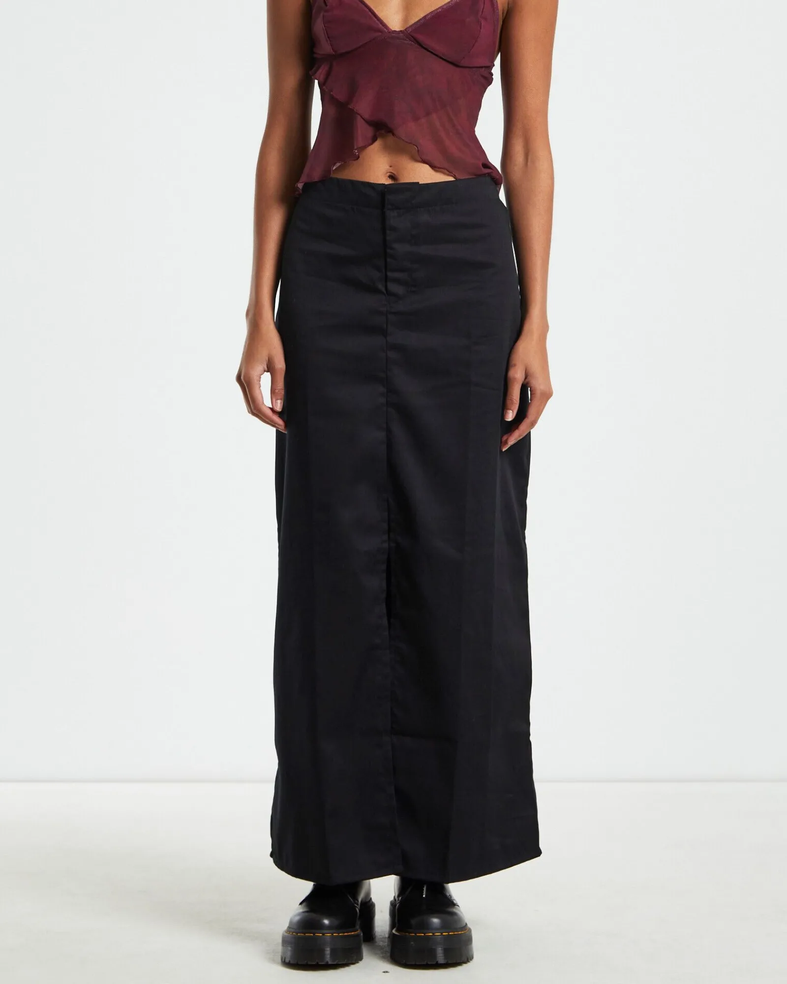 haisley_cargo_maxi_skirt__0.webp Sale MOTEL ROCKS Haisley Cargo Maxi Skirt Black