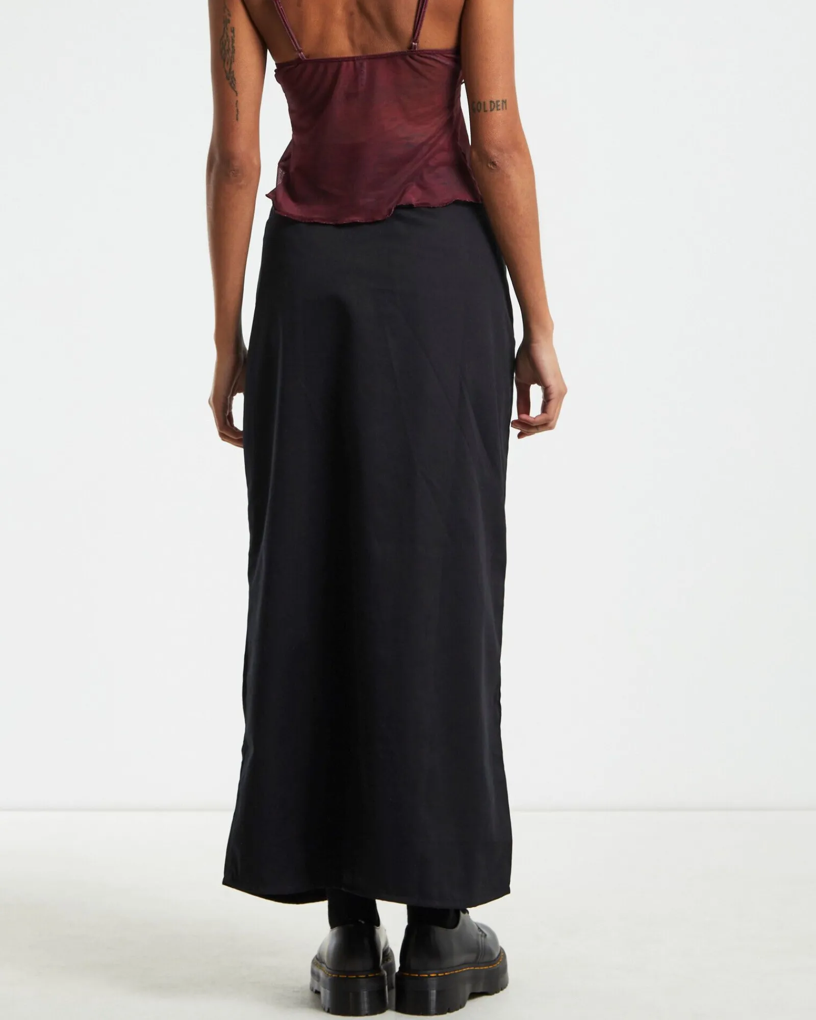 haisley_cargo_maxi_skirt__1.webp Sale MOTEL ROCKS Haisley Cargo Maxi Skirt Black