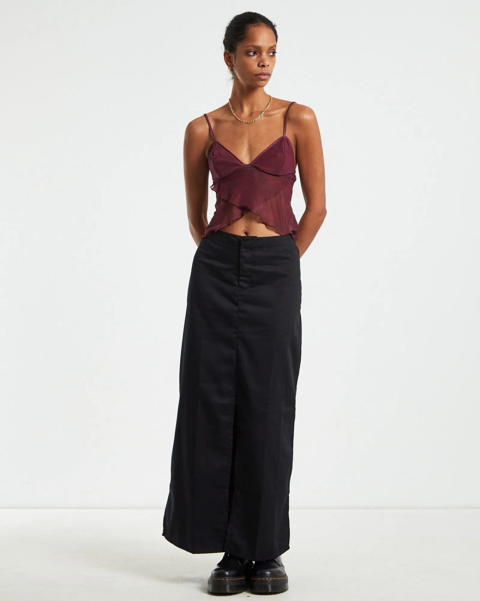 haisley_cargo_maxi_skirt__2.webp Sale MOTEL ROCKS Haisley Cargo Maxi Skirt Black