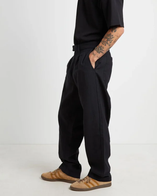 Discount THE CRITICAL SLIDE SOCIETY Harrow Pleat Linen Pants