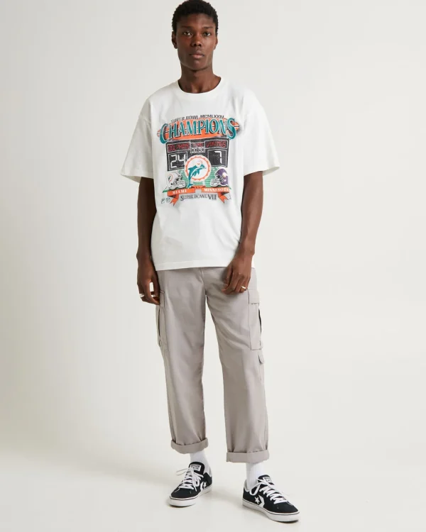 Hot MITCHELL & NESS Head To Head Short Sleeve T-Shirt Dolphins Vintage White