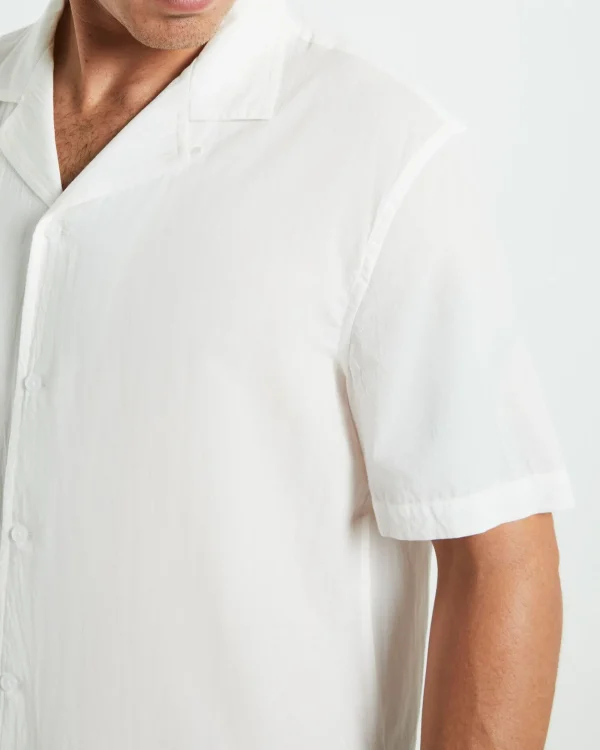 Hot ARVUST Heggie Short Sleeve Resort Shirt White