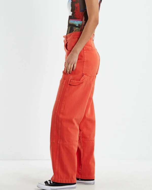 Cheap AFENDS Hemp Denim Workware Jeans Orange