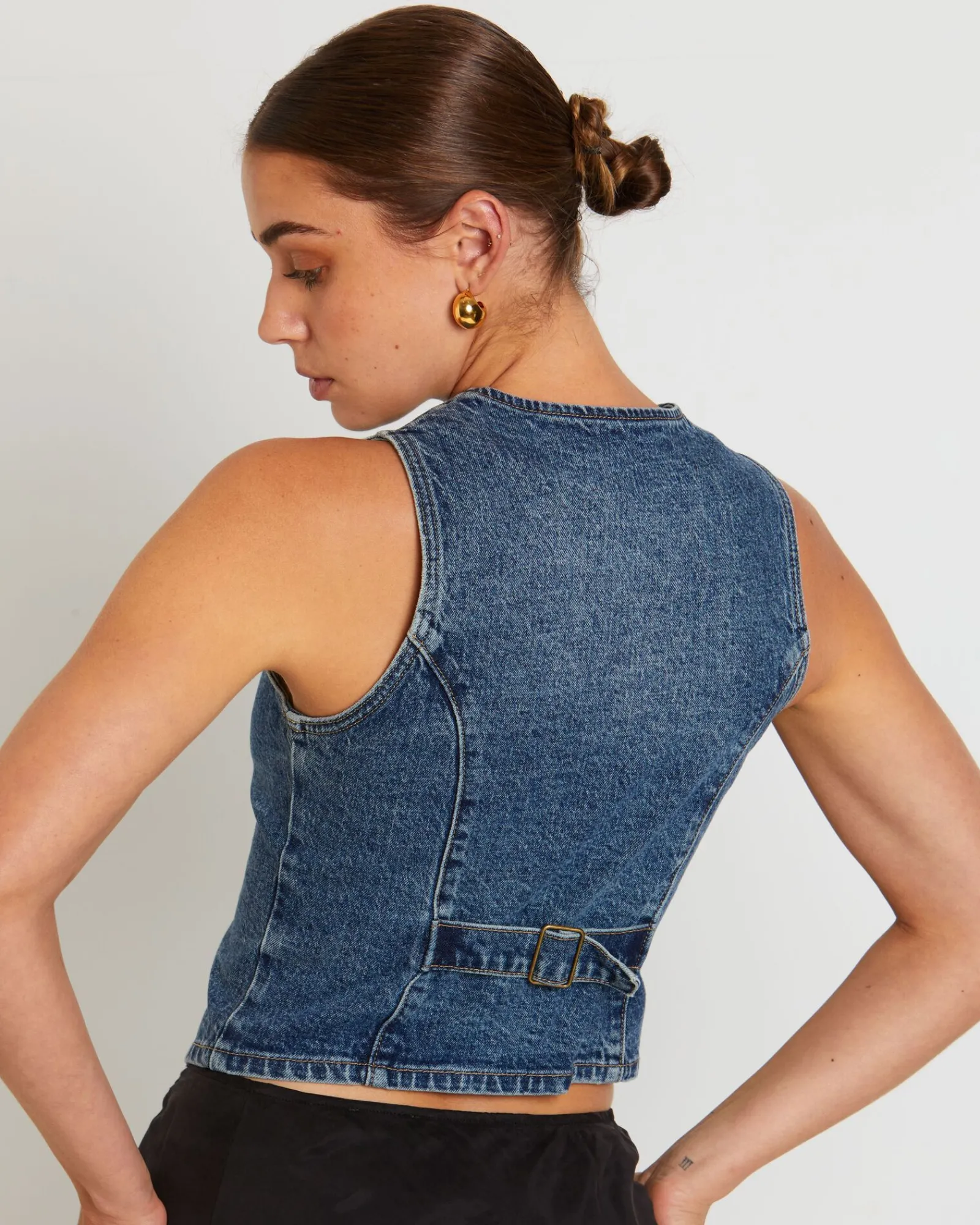 howdy_denim_vest_in_grung_5.webp Discount INSIGHT Howdy Denim Vest In Grunge Blue