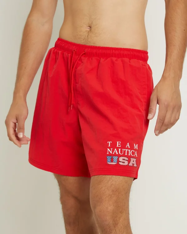 Flash Sale NAUTICA Hyron Swimshorts In True Red
