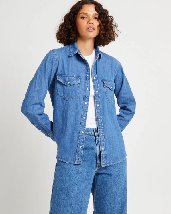 Cheap LEVIS Iconic Western Long Sleeve Shirt
