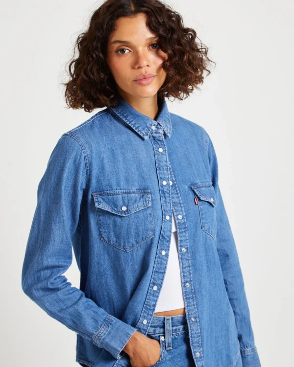 Cheap LEVIS Iconic Western Long Sleeve Shirt