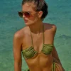 Shop PETA AND JAIN Inez Sunglasses Crystal Tan Brown Mono