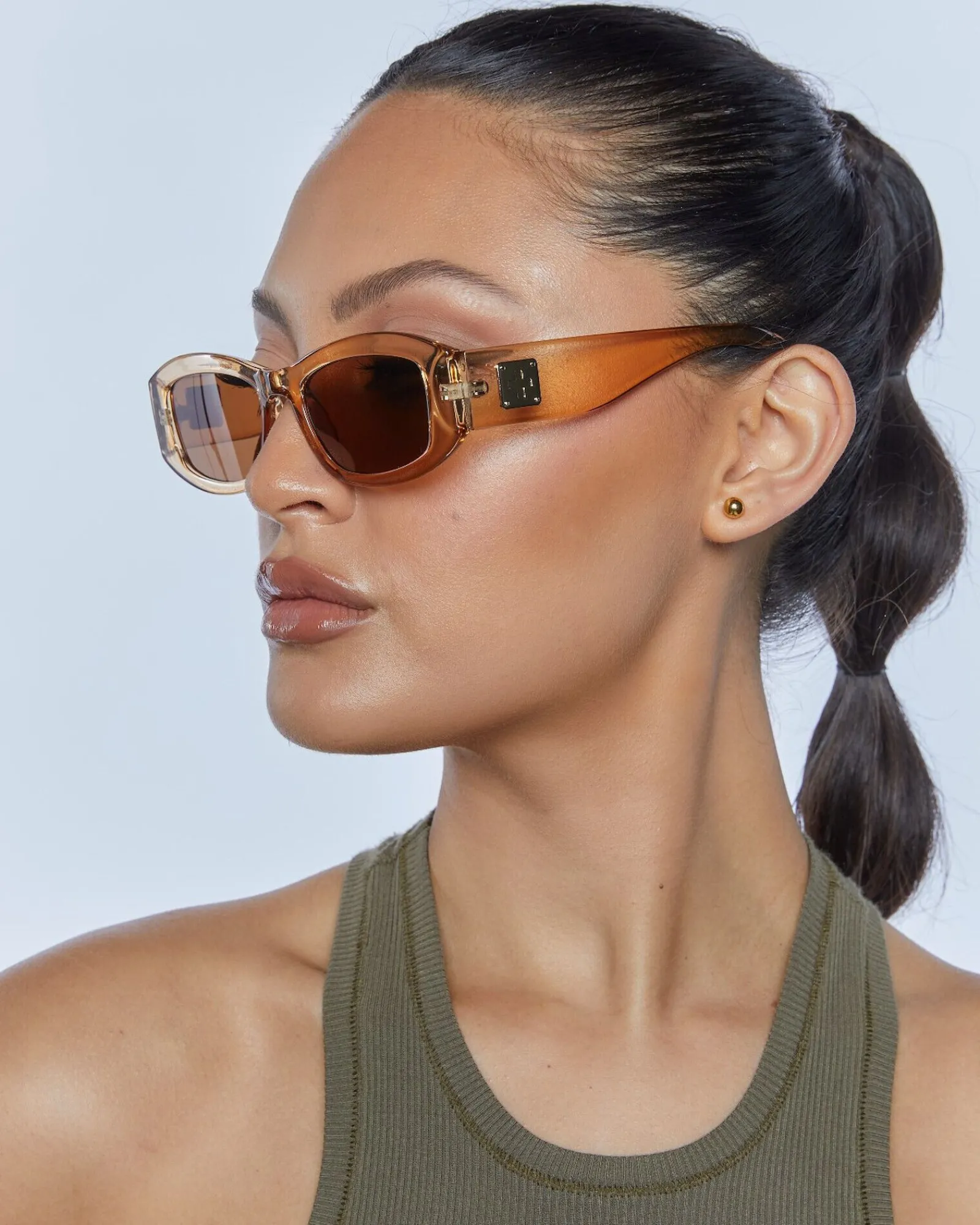 inez_sunglasses_crystal_t_2.webp Shop PETA AND JAIN Inez Sunglasses Crystal Tan Brown Mono