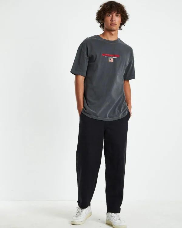 Online SPENCER PROJECT International T-Shirt Black