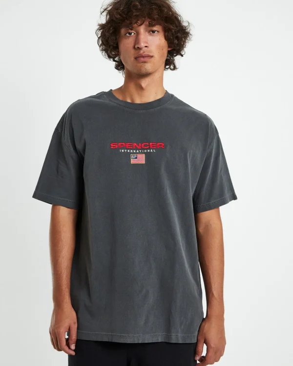 Online SPENCER PROJECT International T-Shirt Black