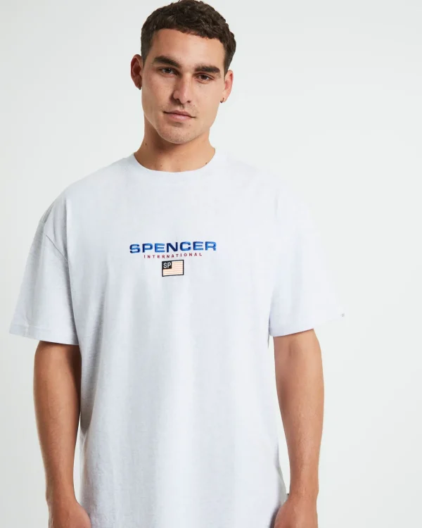Store SPENCER PROJECT International T-Shirt Frost Marle Grey