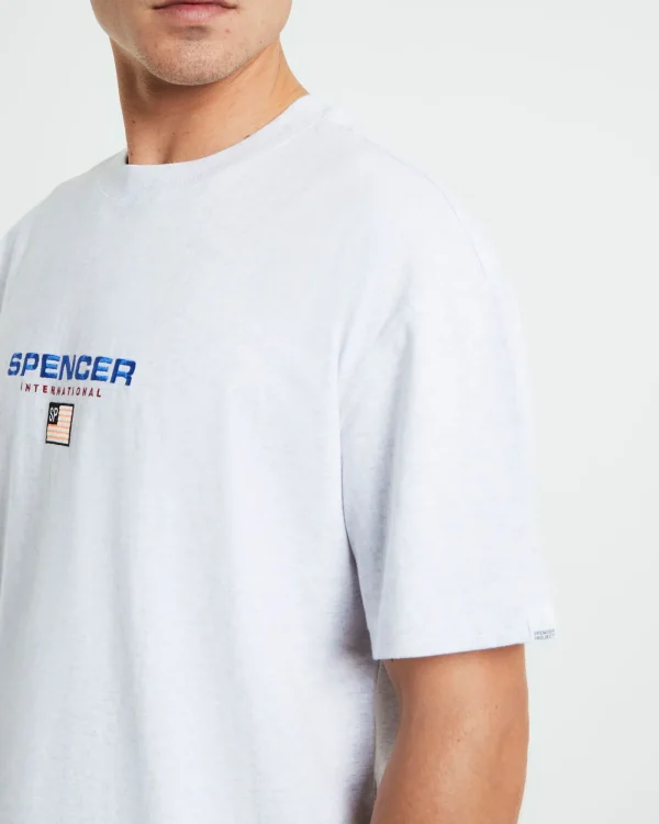 Store SPENCER PROJECT International T-Shirt Frost Marle Grey