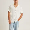 Fashion THE CRITICAL SLIDE SOCIETY Intro Polo Short Sleeve Shirt White