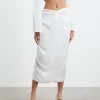 Cheap SNDYS Jada Skirt White